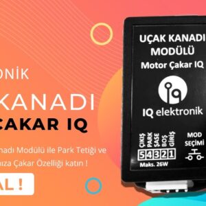 Iq Ucak Kanadi Motorsiklet Çakar & F1 9Modlu Tek Modul 2In1